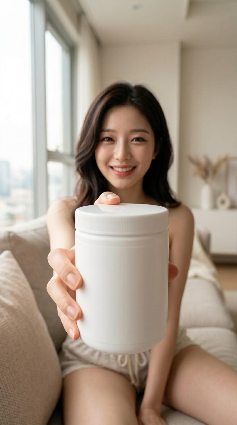 โหมดคนจริงถือสินค้าแบบ UGC